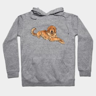 Sassy Golden Retriever | Cute Dog Art Hoodie